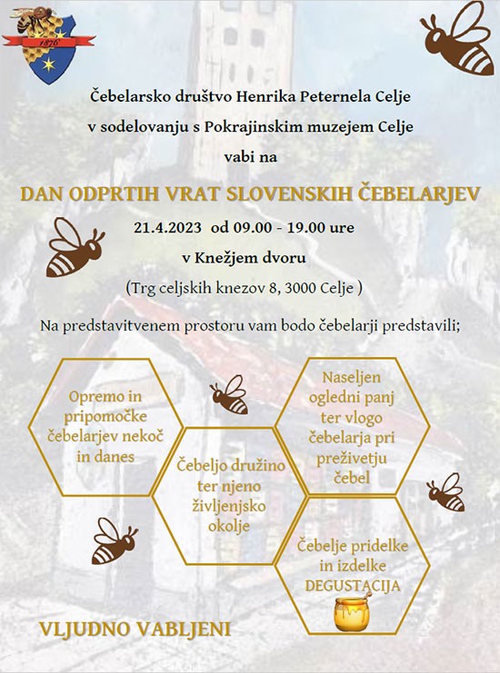 DAN ODPRTIH VRAT SLOVENSKIH ČEBELARJEV
